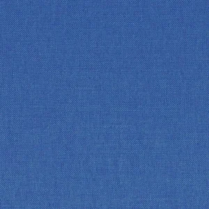 blue plain woven fabric from Casamance