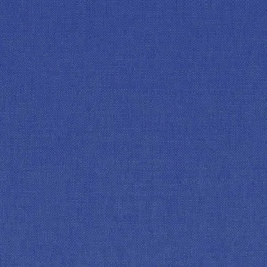 blue plain woven fabric from Casamance
