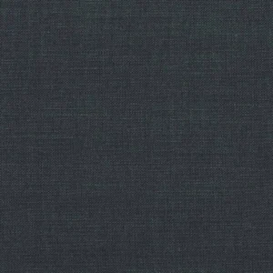 blue plain woven fabric from Casamance