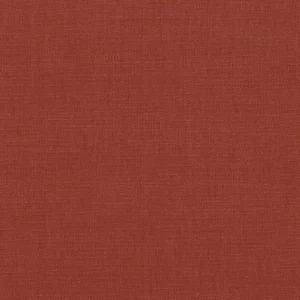 orange plain woven fabric from Casamance