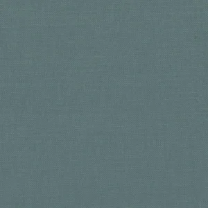 blue plain woven fabric from Casamance