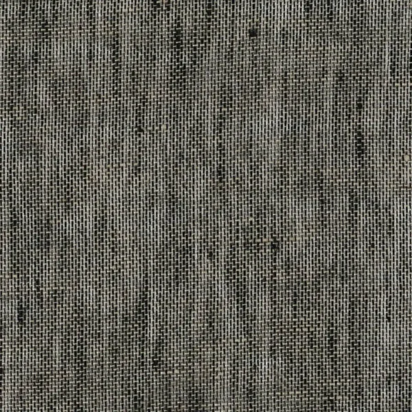 black-grey plain linen fabric from Casamance