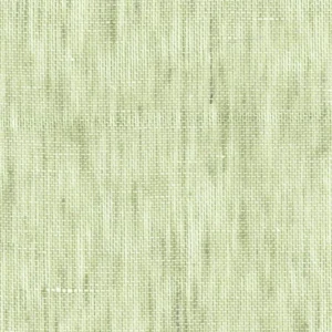 green plain linen fabric from Casamance
