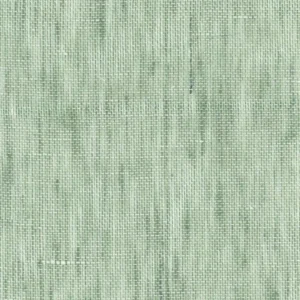 green plain linen fabric from Casamance