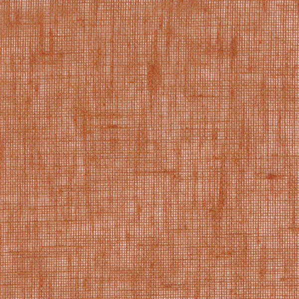 orange plain linen fabric from Casamance