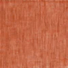 orange plain linen fabric from Casamance
