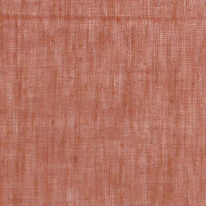 red plain linen fabric from Casamance