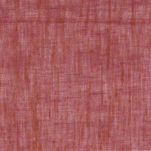 red plain linen fabric from Casamance