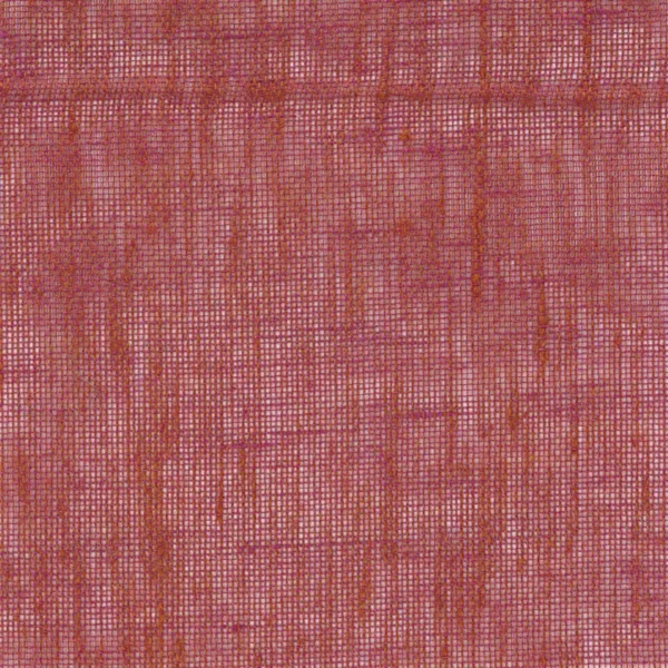 red plain linen fabric from Casamance
