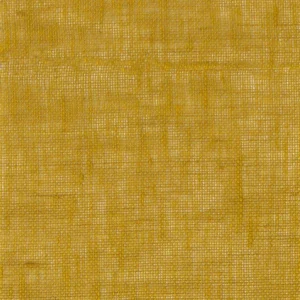 yellow plain linen fabric from Casamance