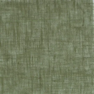 green plain linen fabric from Casamance
