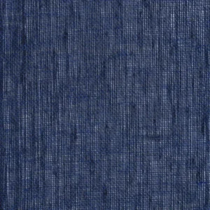 blue plain linen fabric from Casamance