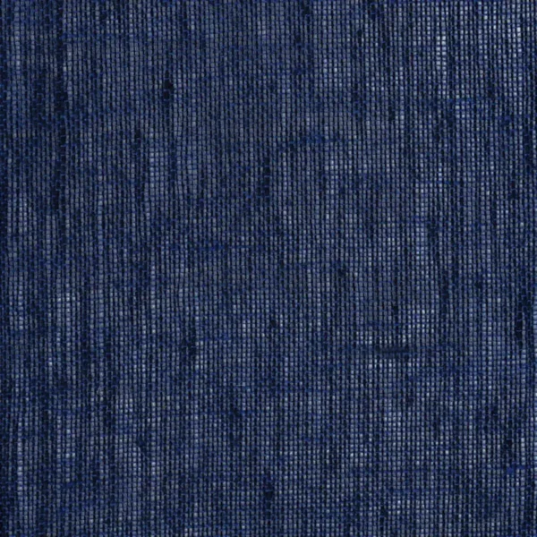 Illusion 150 Fabric - Marine by blue plain linen fabric from Casamance