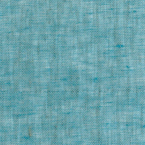Illusion 150 Fabric - Caraibe by blue plain linen fabric from Casamance