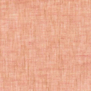 pink plain linen fabric from Casamance