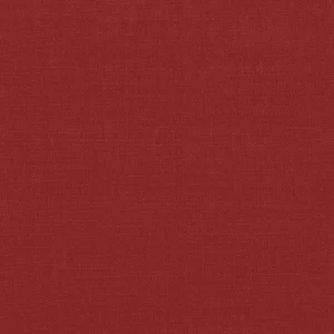 red plain woven fabric from Casamance