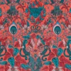 red animal velvet-chenille fabric from Emma Shipley