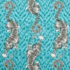 blue animal cotton fabric from Emma Shipley