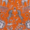 orange animal cotton fabric from Emma Shipley