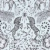blue animal cotton fabric from Emma Shipley