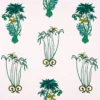 pink animal cotton fabric from Emma Shipley
