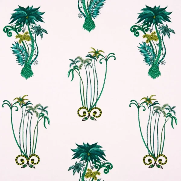 pink animal cotton fabric from Emma Shipley