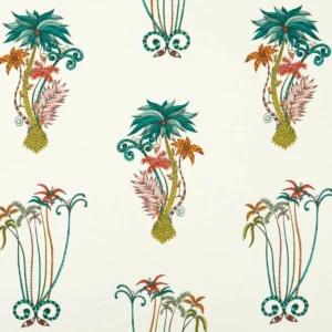 multicolour animal cotton fabric from Emma Shipley