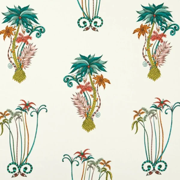 multicolour animal cotton fabric from Emma Shipley