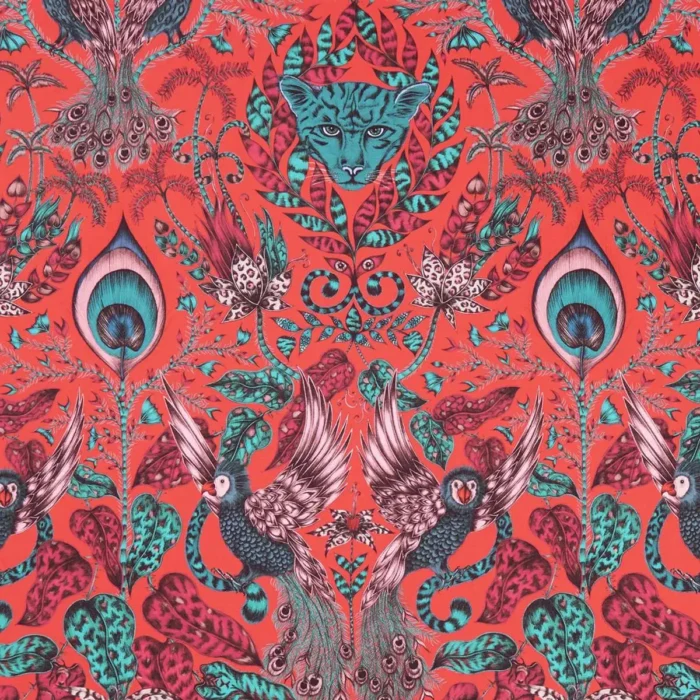 Amazon Fabric - Red swatch