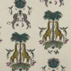 multicolour animal linen fabric from Emma Shipley