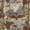 multicolour animal linen fabric from Emma Shipley