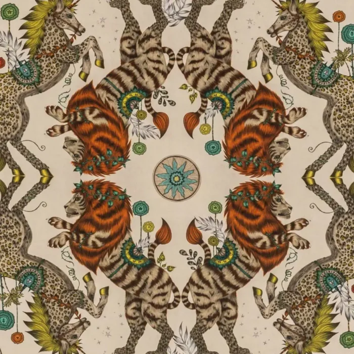 Caspian Linen Fabric - Gold swatch