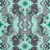 blue animal cotton fabric from Emma Shipley