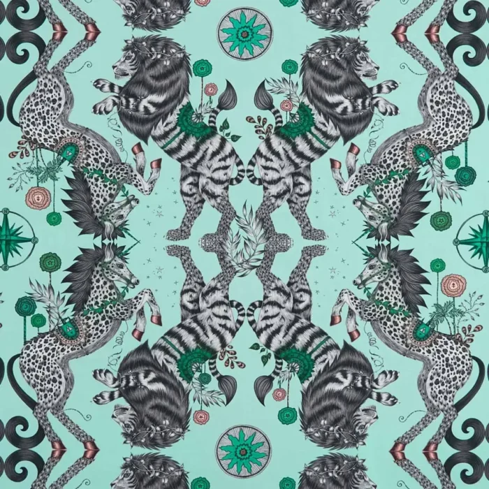 Caspian Fabric - Aqua swatch