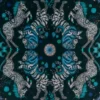 black-grey animal velvet-chenille fabric from Emma Shipley