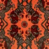 black-grey animal velvet-chenille fabric from Emma Shipley