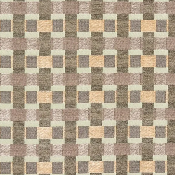 Rhythm Fabric - Seafoam by neutral geometric jacquard fabric from Fryetts