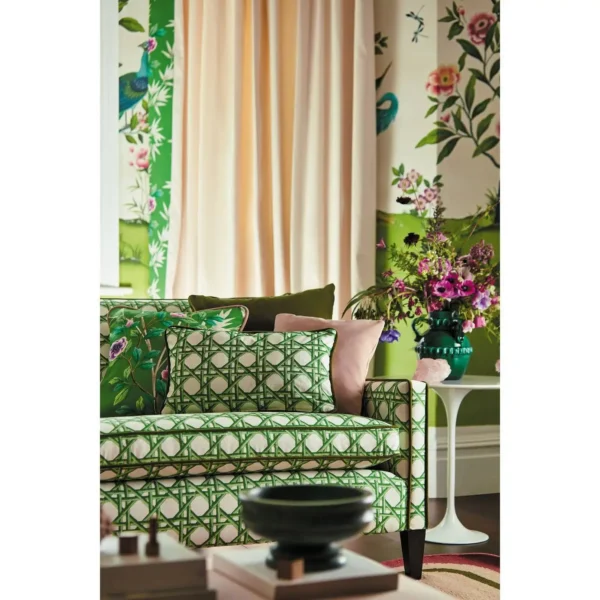 Lovelace Fabric - Apple / Paper Lantern by Lovelace Fabric - Apple / Paper Lantern from