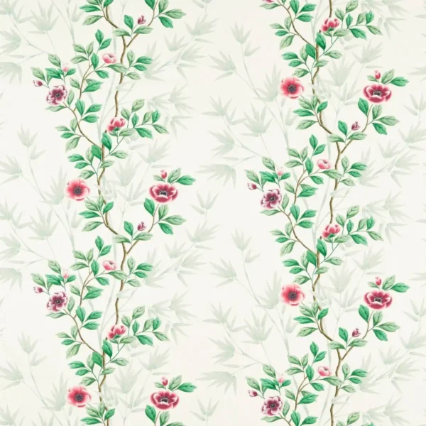 Lady Alford Fabric - Fig Blossom / Magenta by Lady Alford Fabric - Fig Blossom / Magenta from