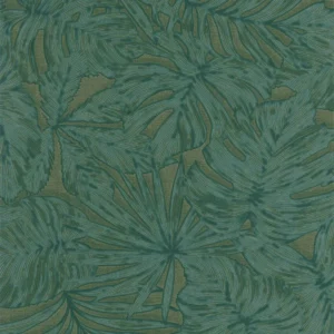green botanical wallpaper from casadeco