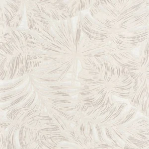 white botanical wallpaper from casadeco