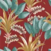 multicolour botanical wallpaper from casadeco