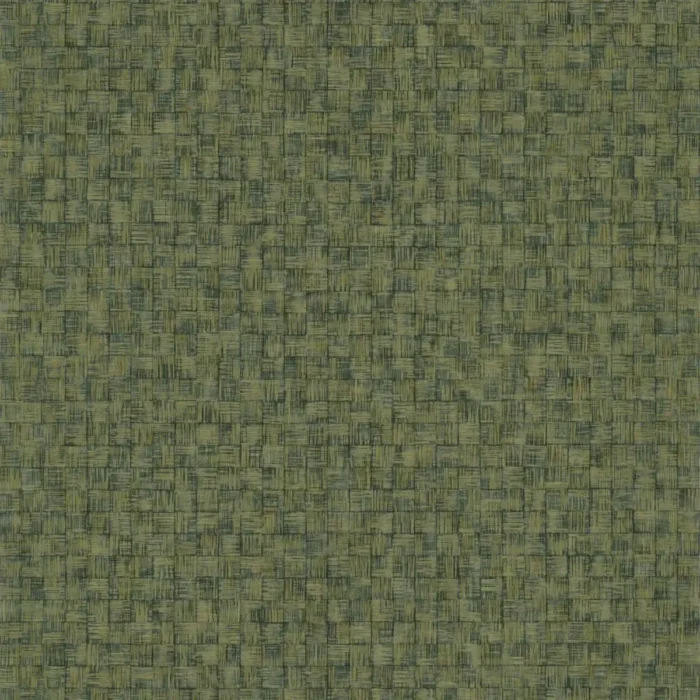 Damier Wallpaper - Vert Canopee swatch