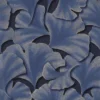 blue botanical wallpaper from casadeco