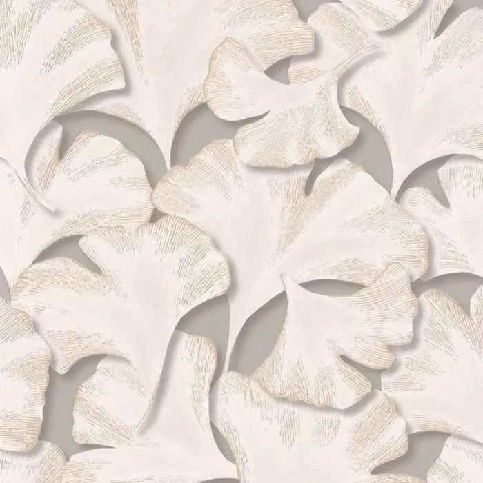 Biloba Wallpaper - Taupe swatch