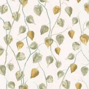 green botanical wallpaper from casadeco