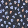 blue botanical wallpaper from casadeco