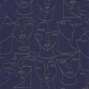 blue misc wallpaper from casadeco