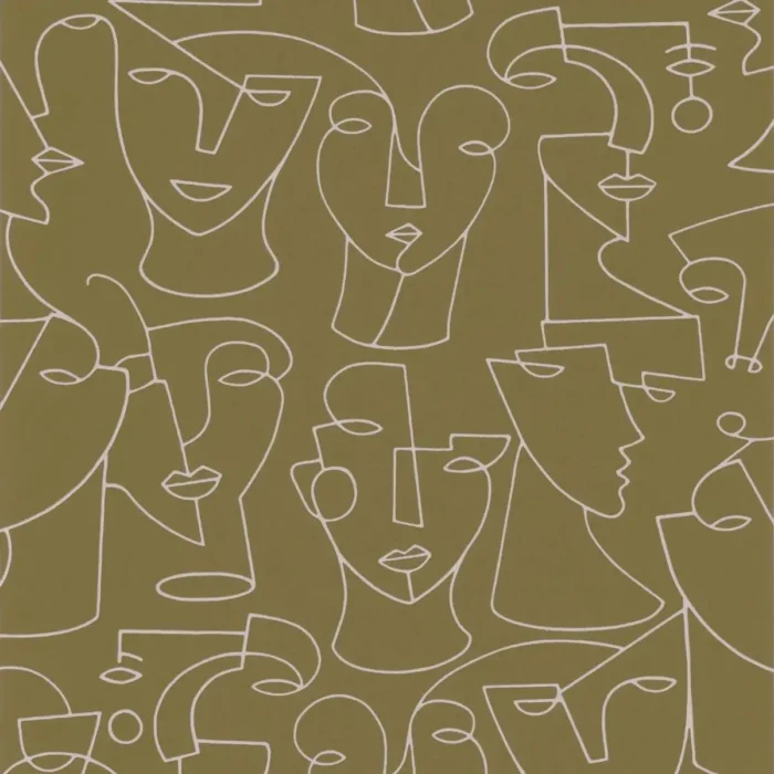 Portrait Wallpaper - Cognac swatch