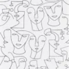 white misc wallpaper from casadeco